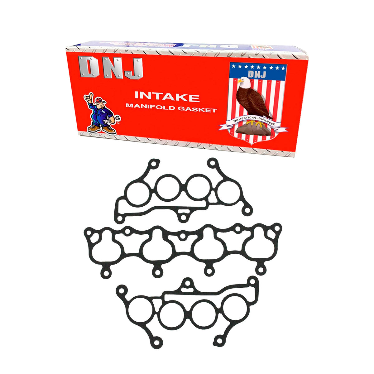 DNJ Intake Manifold Gasket Set 1990-1991 Honda 2.1L