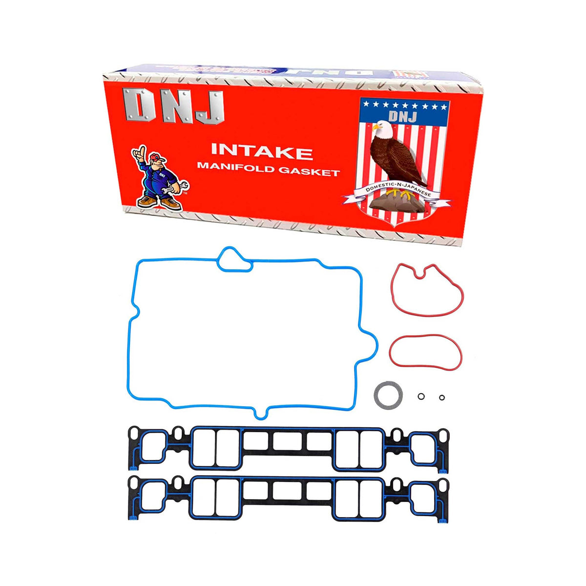 DNJ Intake Manifold Gasket Set 1996-2002 AM General, Cadillac, Chevrolet, GMC 5.0L-5.7L