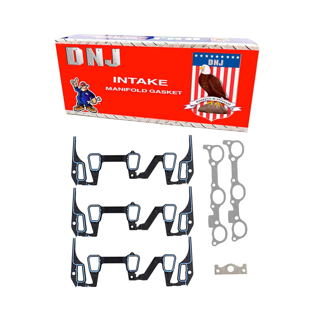 DNJ Intake Manifold Gasket Set 1993-1996 Buick, Chevrolet, Oldsmobile, Pontiac 3.1L
