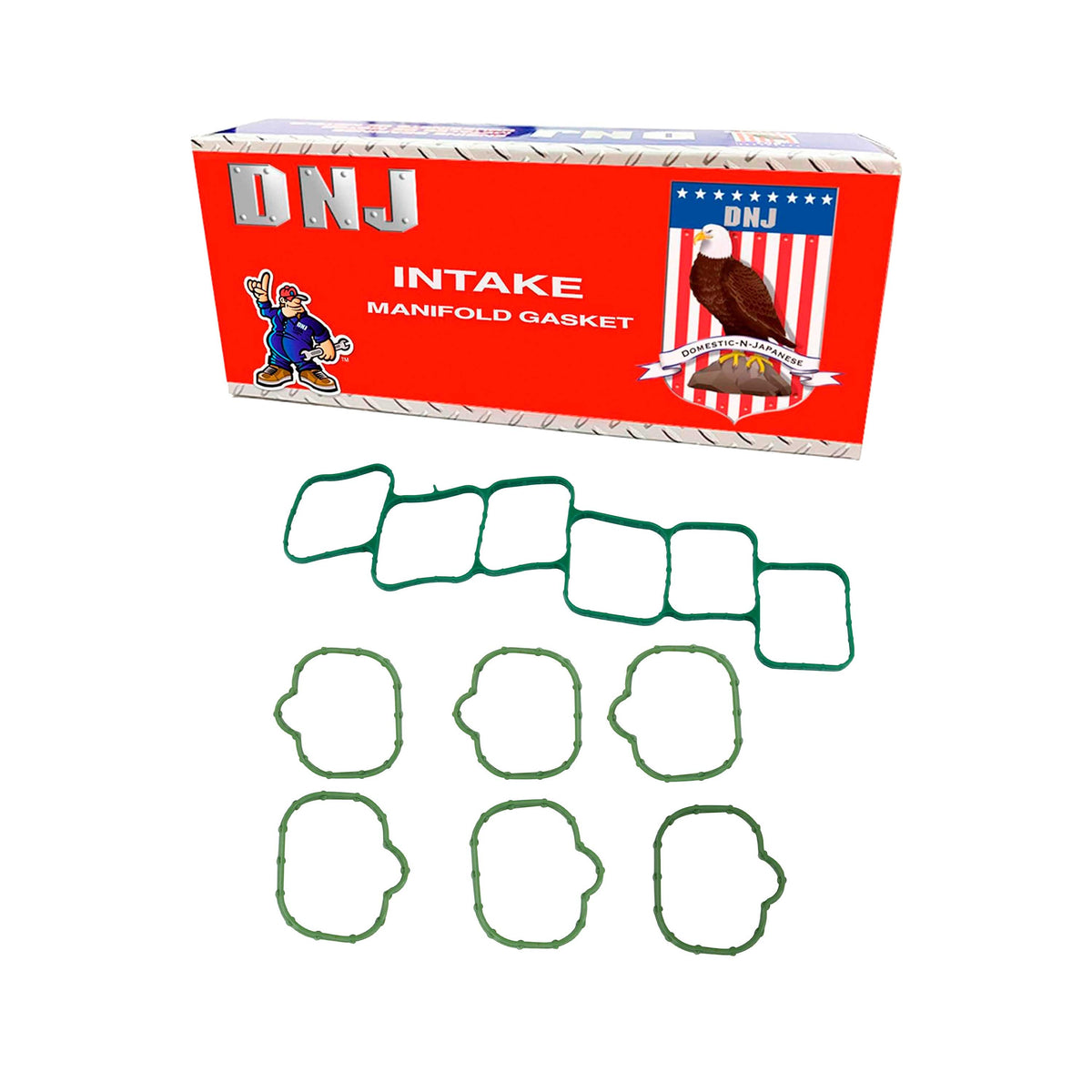 DNJ Intake Manifold Gasket Set 2009-2012 Ford, Mazda, Mercury 3.0L