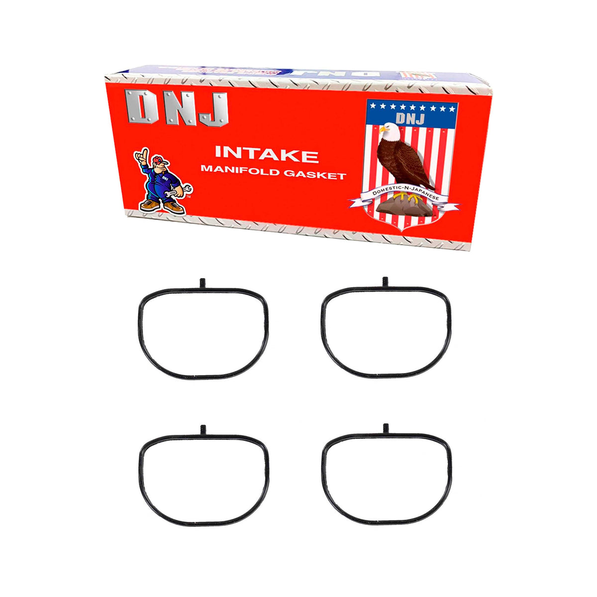 DNJ Intake Manifold Gasket Set 2001-2017 Ford, Lincoln, Mazda, Mercury 2.0L-2.3L
