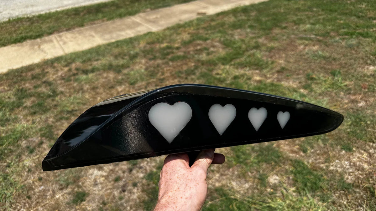 NTXGlow Heart Tail Lights (MK5 Toyota Supra)