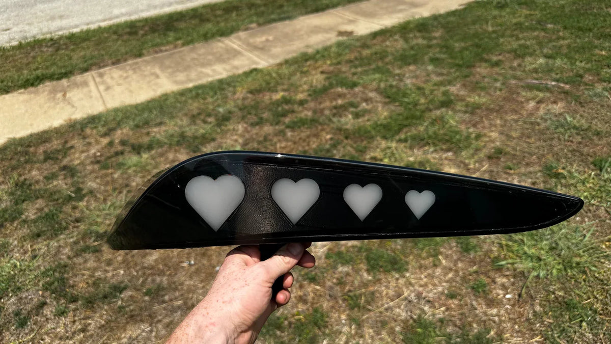 NTXGlow Heart Tail Lights (MK5 Toyota Supra)