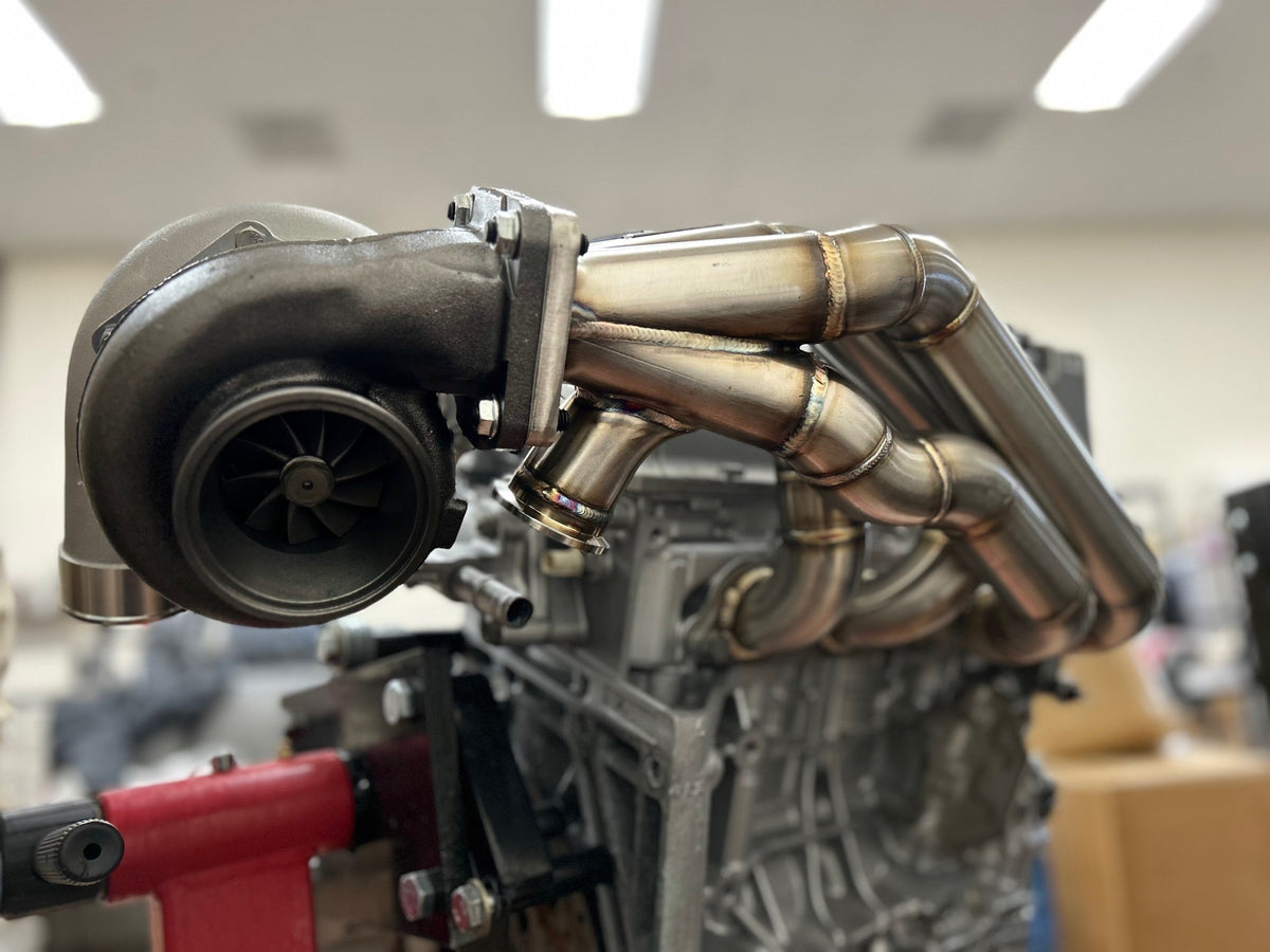 Bull Boost K Series Sidewinder Manifold K20 K24 T4 .82 Billet Turbo K Swap Kit 06-11 8th Gen EP3 Civic Si Type R