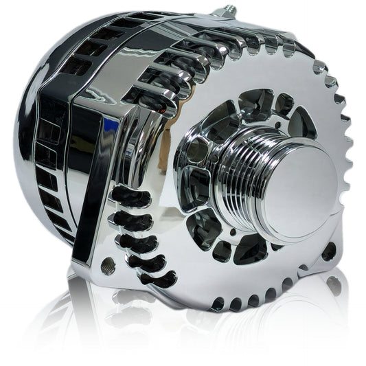 Mechman 240 Amp Billet Racing Alternator 1987-1995 GM Truck / SUV - Polished