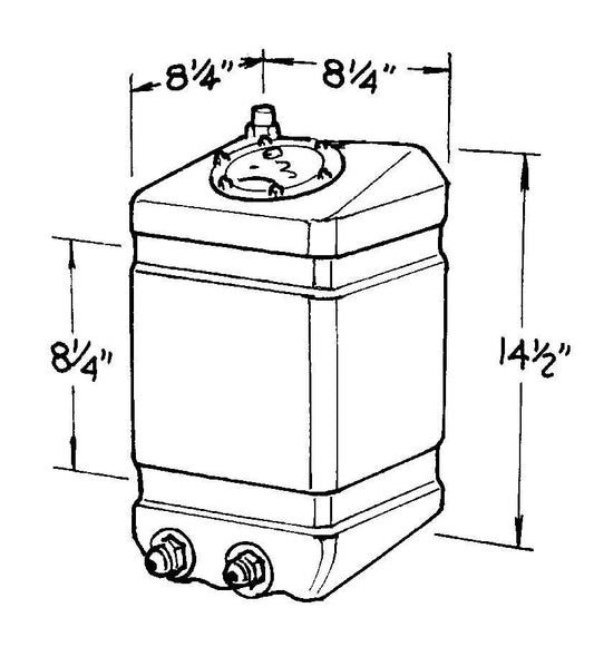 Jaz Products 3 Gal. Drag Vertical - 25000301