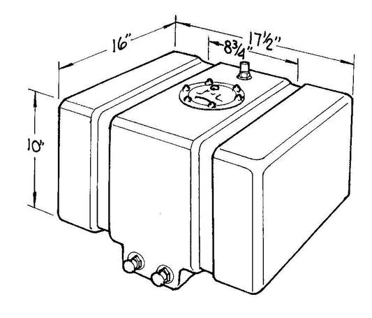 Jaz Products 12 Gal. Drag Horizontal - 25001201