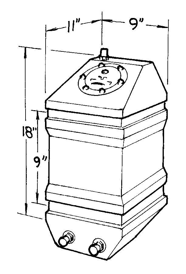Jaz Products 5 Gal. Drag Vertical - 25010501