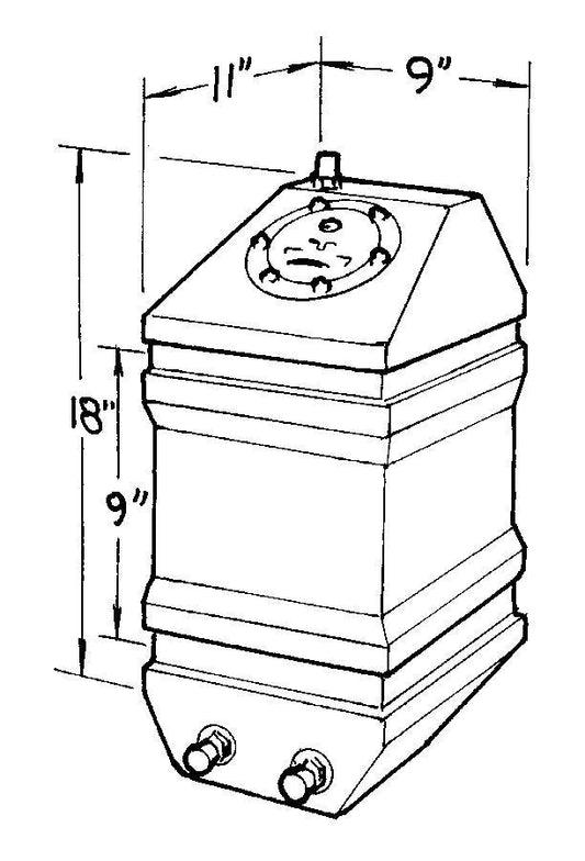 Jaz Products 5 Gal. Drag Vertical - 25010501