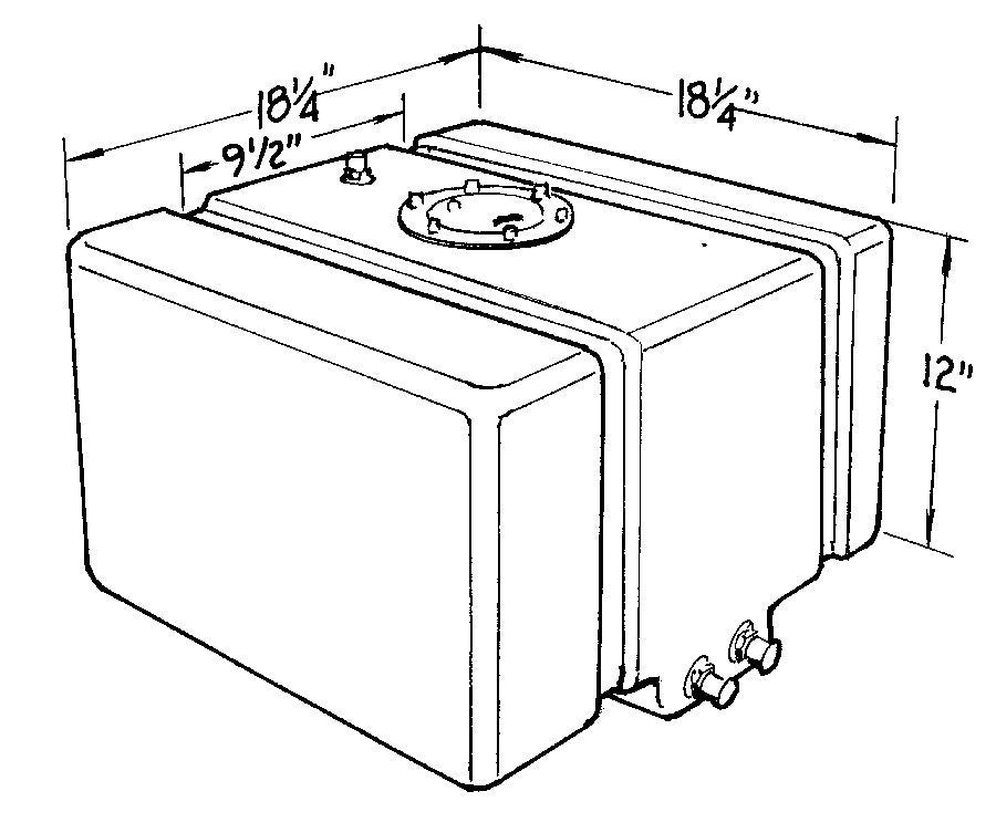 Jaz Products 16 Gal. Drag Horizontal - 25011601