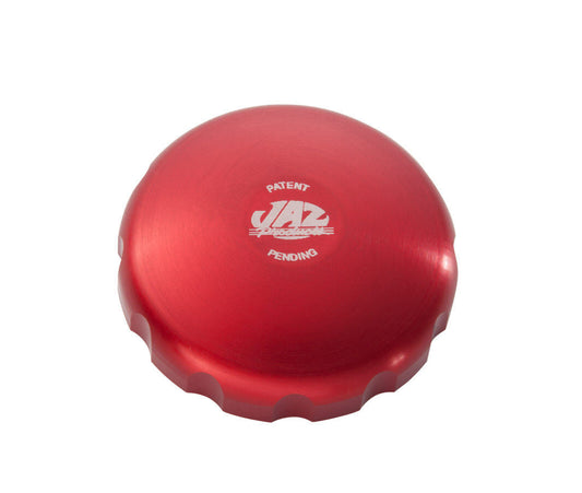 Jaz Products 2-5/8 Billet Twist Fuel Cap - Red Anodized - 34045206