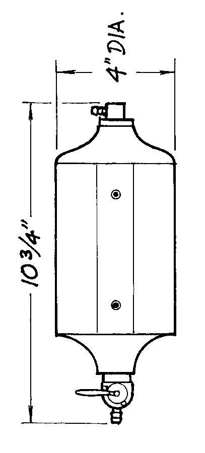 Jaz Products Black Radiator Catch Can 1qt. - 60002501