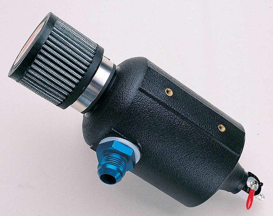 Jaz Products 1 Qt Black Breather with/ AN-12 - 60522501