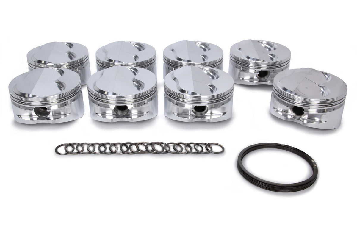 JE Pistons SBC Domed Piston Set 4.135 Bore +2.5cc - 213110