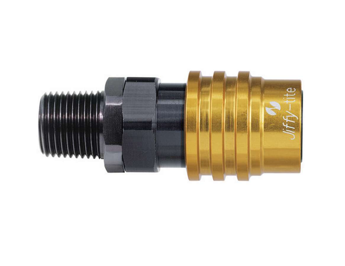 1/2 NPT Male Socket Fitting Q/R Valved - 51808