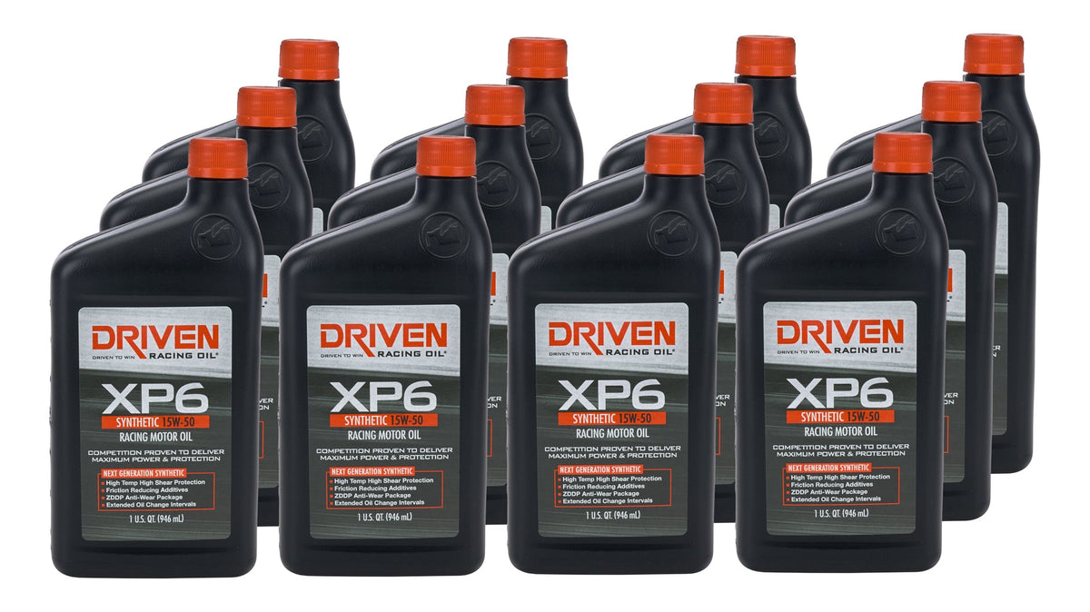 XP6 15w50 Synthetic Oil Case 12 x 1 Quart - 0100612