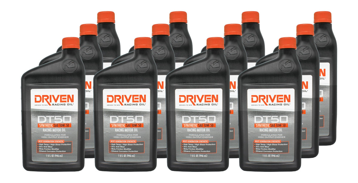 DT50 10w50 Synthetic Oil Case 12 x 1 Quart - 0280612