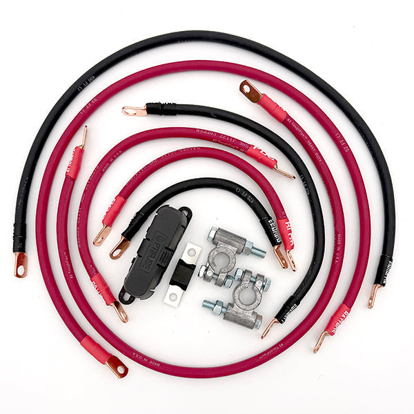 Big7Kits Jeep Cherokee XJ Big 7 Battery Cable Kit (1987-2001)