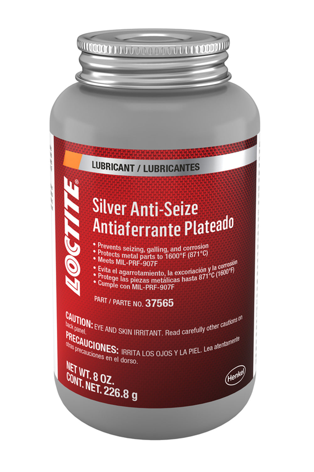 Loctite Silver Anti Seize Stick Brush Top Can 8oz - 501000