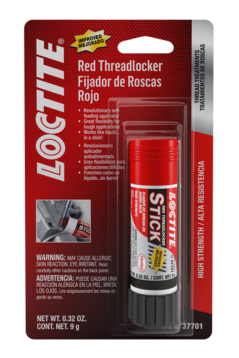 Loctite Threadlocker Red Stick 9g/.30oz - 511537