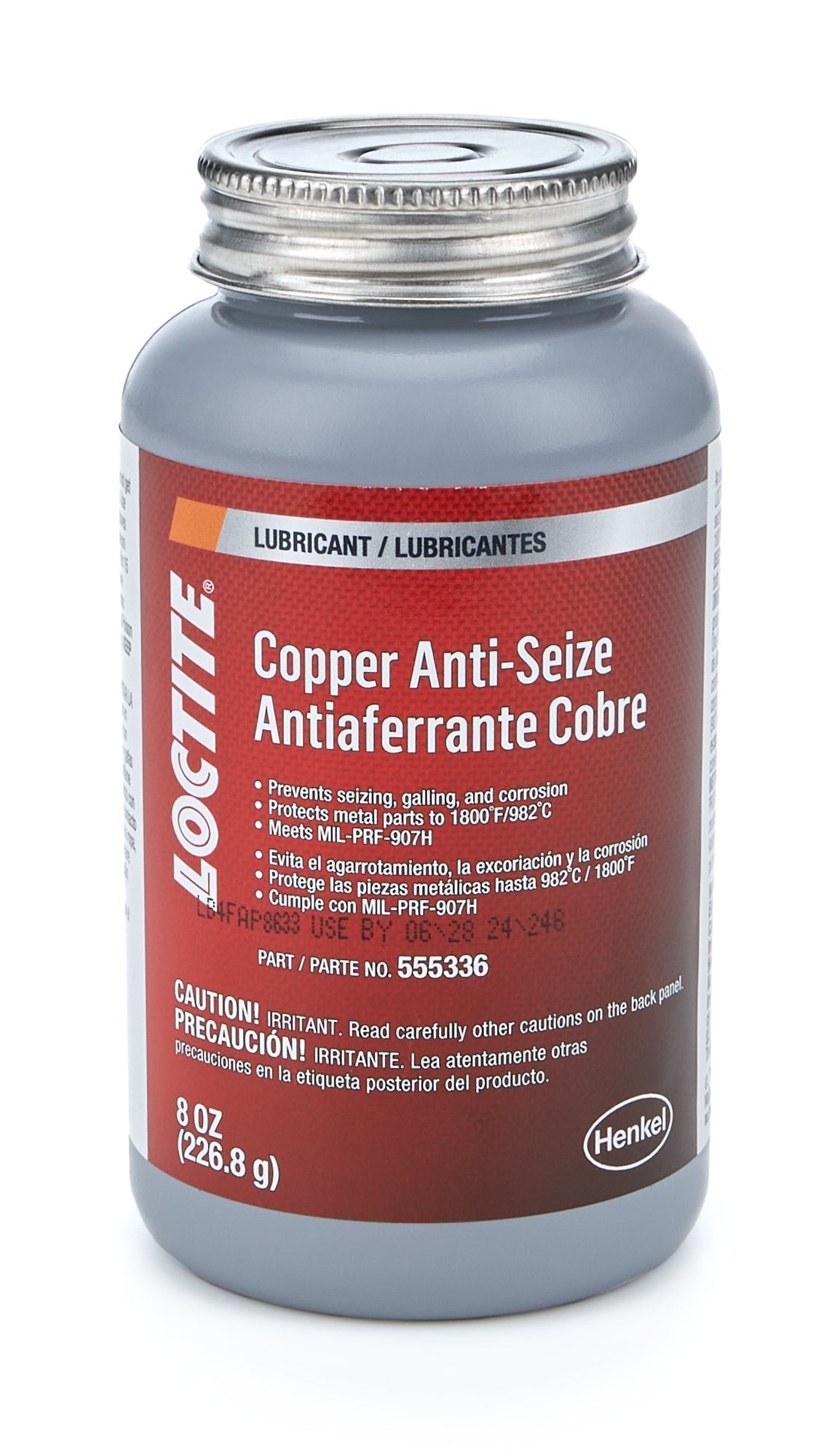 Loctite Copper Anti Sieze Brush Top Can 8oz - 555336