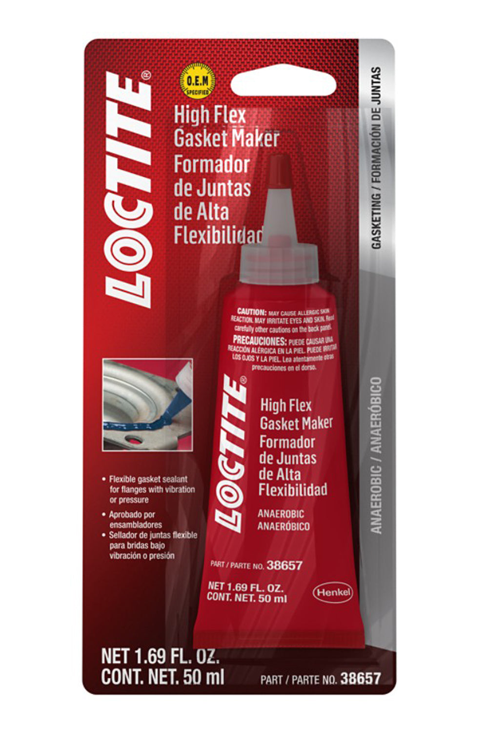 Loctite High Flex Gasket Maker 50ml/1.69oz - 555354