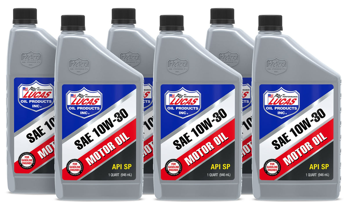 Lucas Oil SAE 10w30 Motor Oil 6x1 Quart