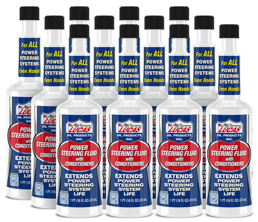 Lucas Oil Power Steering Fluid Case 12 x 16 Oz.