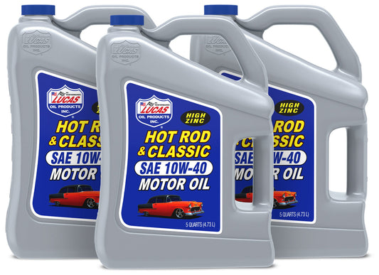 Lucas Oil 10w40 Petroleum Oil 3x5 Qt Jug