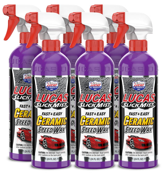 Lucas Oil Slick Mist Ceramic Speed Wax/6X1/24 - 11294