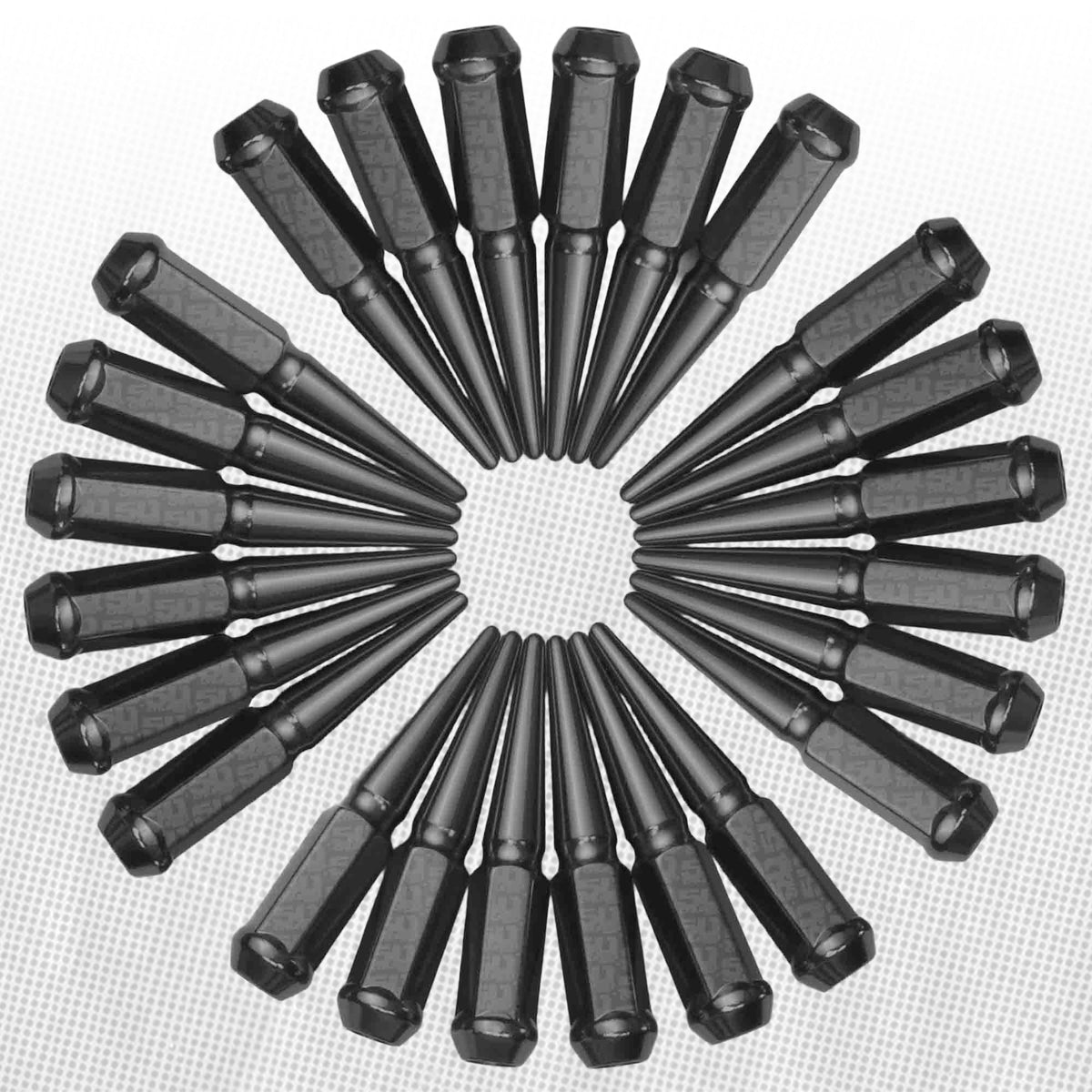 50 Caliber Racing 12x1.5mm Extended Spike Lug Nuts - 60 Degree Taper Seat