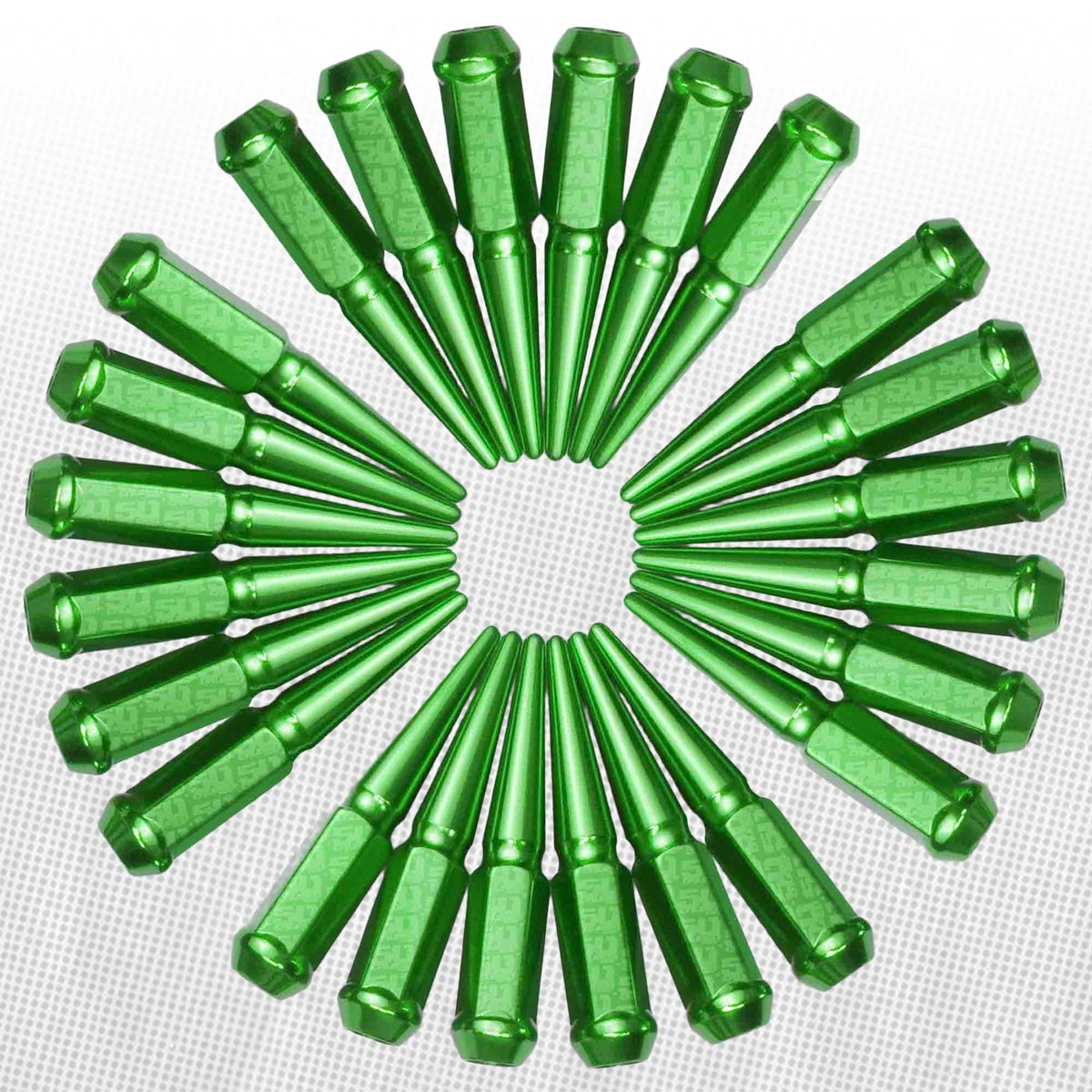 50 Caliber Racing 12x1.5mm Extended Spike Lug Nuts - 60 Degree Taper Seat
