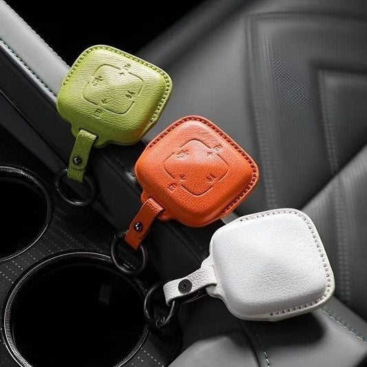 EVSTITAN Luxury Leather Car Key Case Cover Fob Shell for ZEEKR