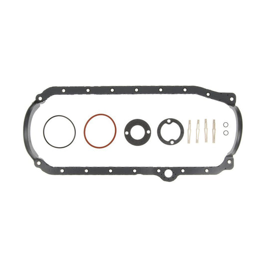 Clevite Oil Pan Gasket Set - SBC 86-91 w/1-Piece Rr Main - OS32496B