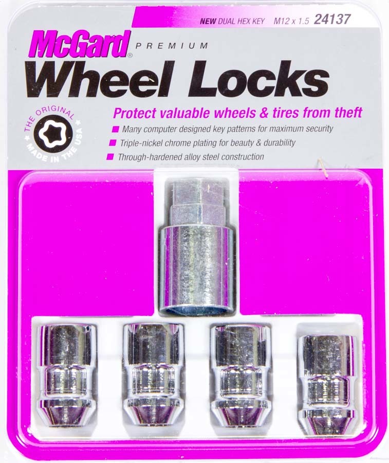 McGard Wheel Lock 12MM x 1.50 Conical Seat (4)