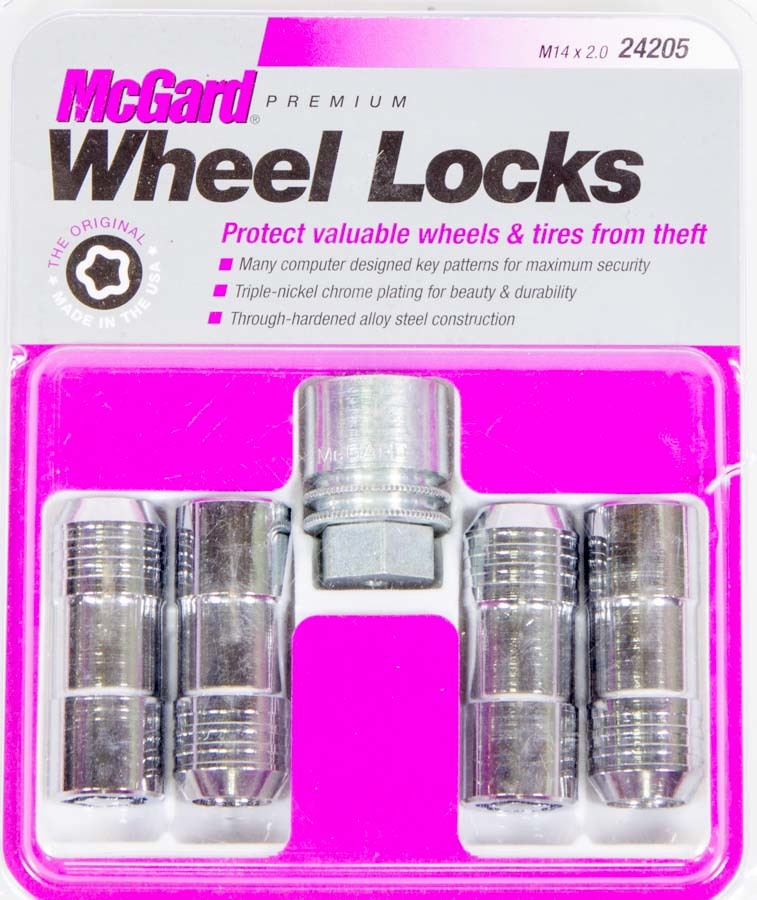 McGard Wheel Lock 14MM x 2.0 Conical Seat (4)