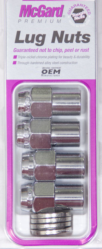 McGard Lug Nut 7/16 Std Shank (4)