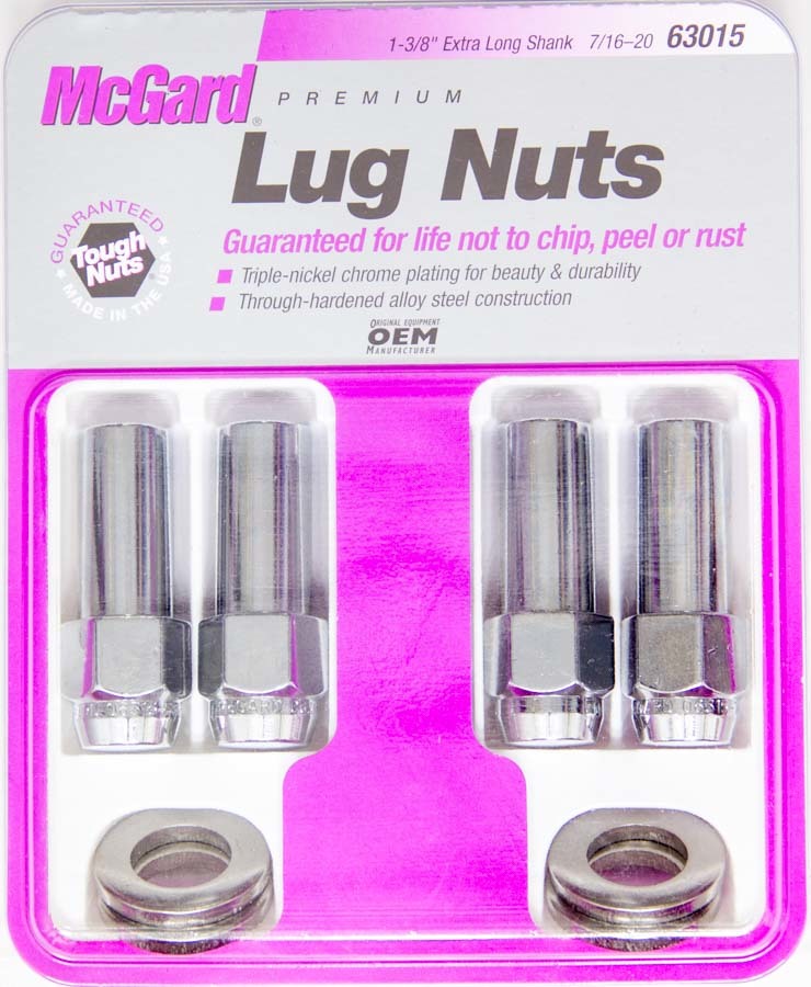 McGard Lug Nut 7/16 X-long Mag (4)
