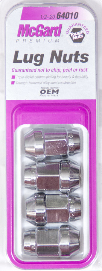 McGard Lug Nut 1/2 Bulge Conical Seat (4) - 64010