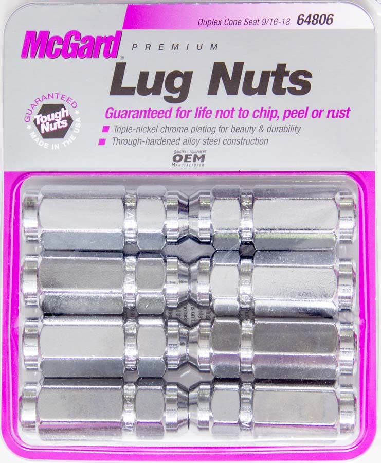 McGard Lug Nut 9/16 Duplex Conical Seat (8)