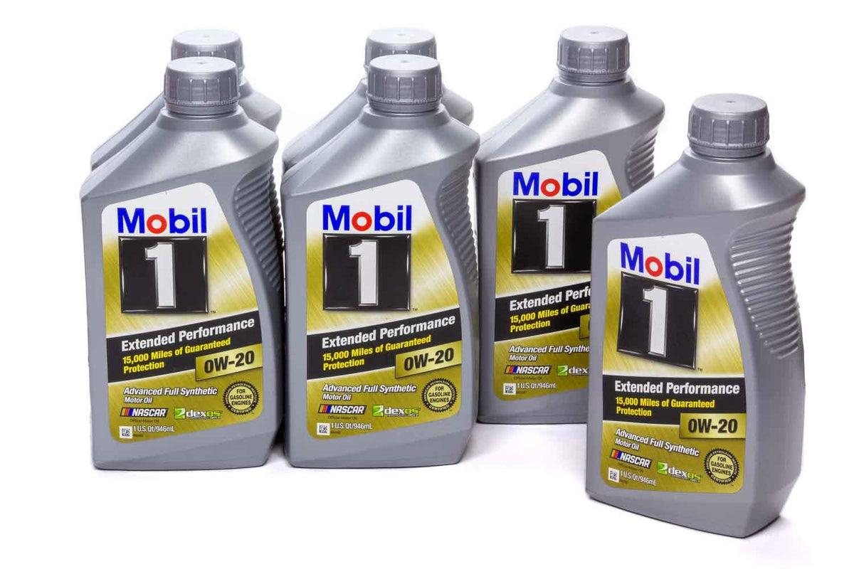 Mobil 1 0w20 EP Oil Case 6x1 Qt Bottle Dexos - 120926