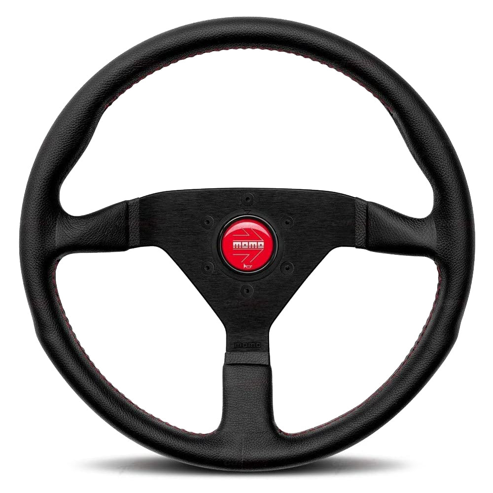 Momo Automotive Accessories Monte Carlo 320 Steering Leather Red Stich