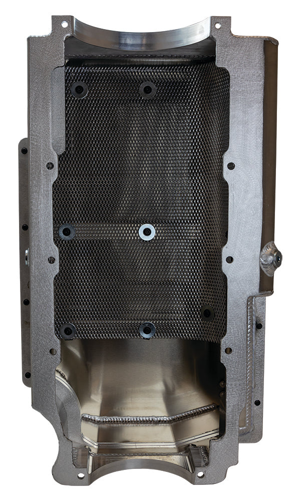 Moroso BBC 2pc. Billet Rail Oil Pan - 20376