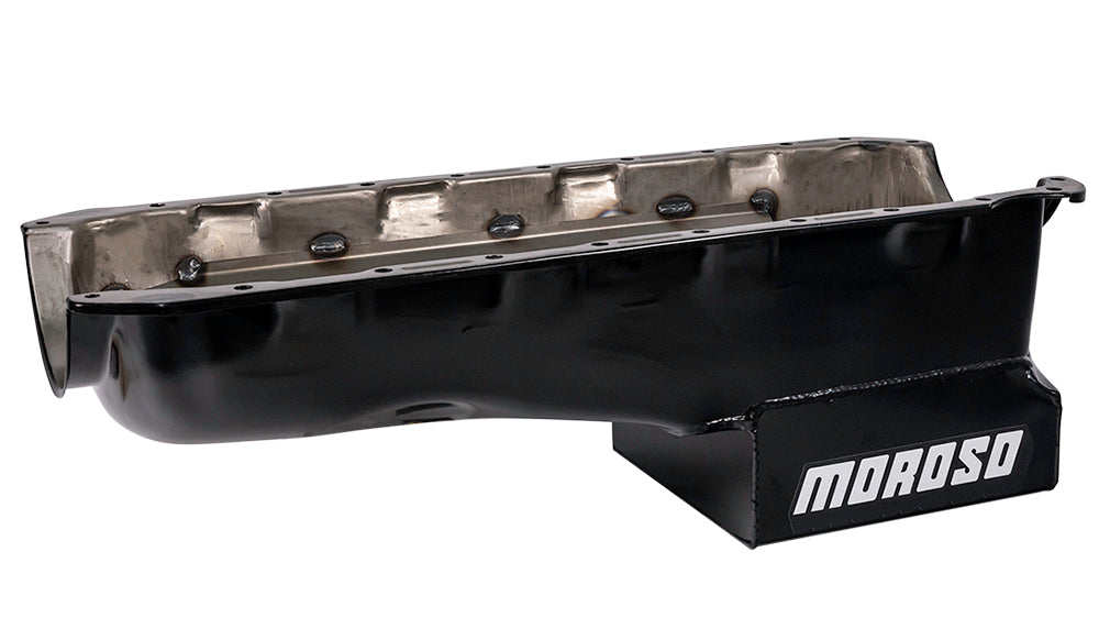 Moroso Oil Pan BBC Steel with/Flat Sides - 20408