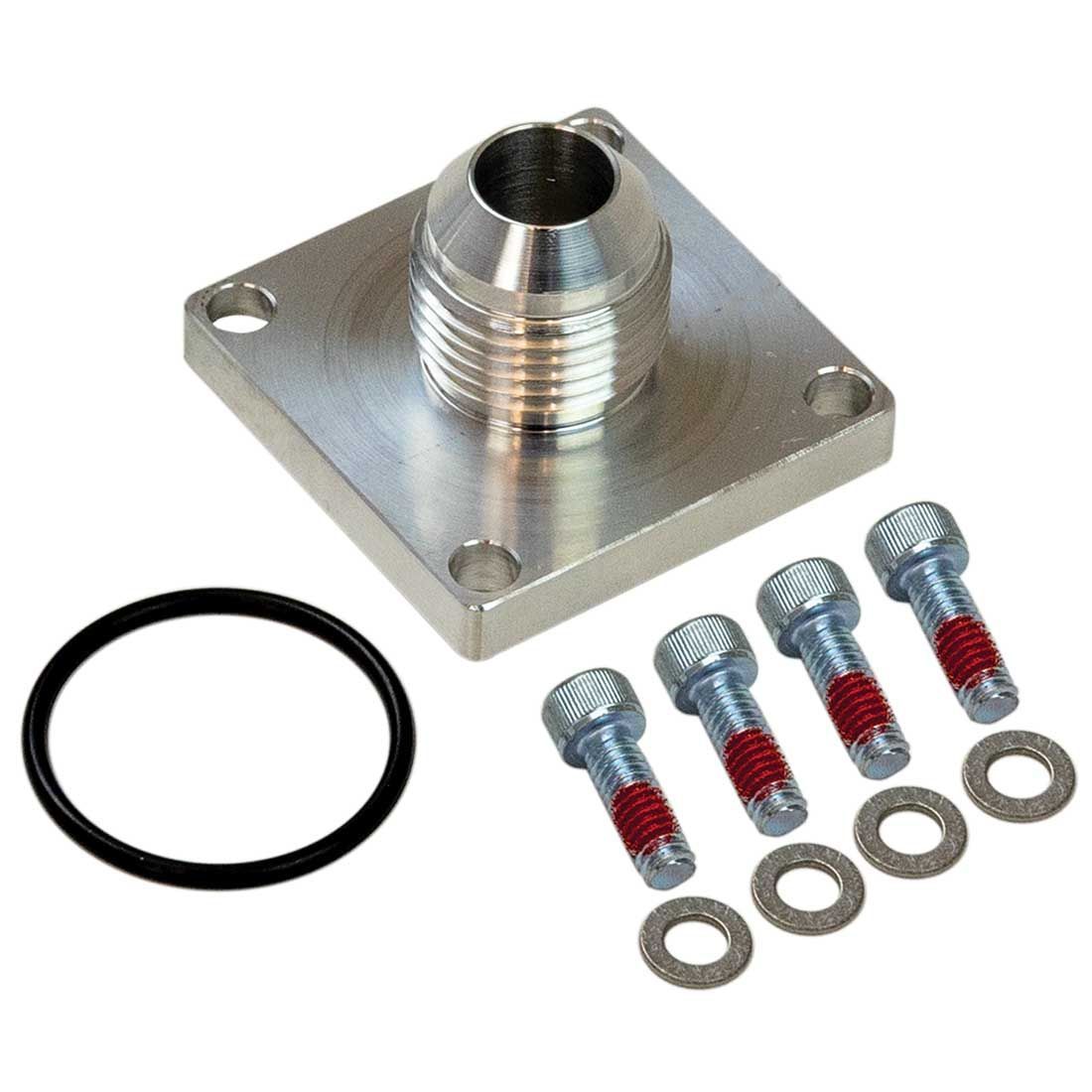 Moroso Fitting Dry Sump Square Base 8an Male - 22751