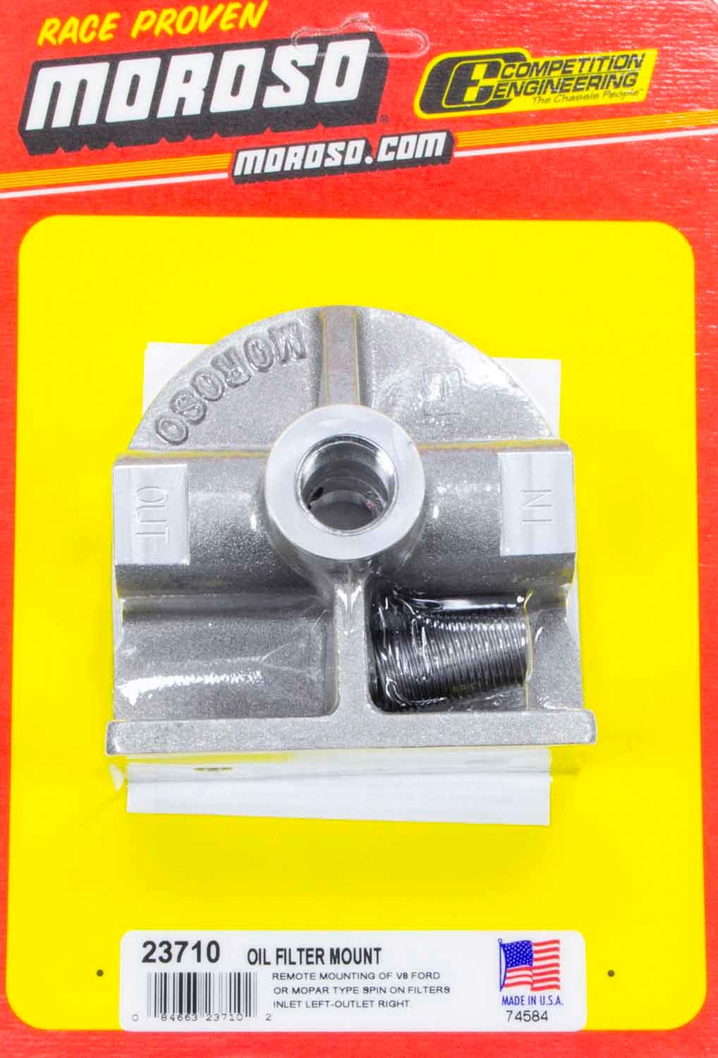 Moroso Mount Oil Filter - 23710