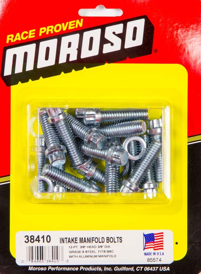 Moroso Bb Chevy Intake Bolts - 38410