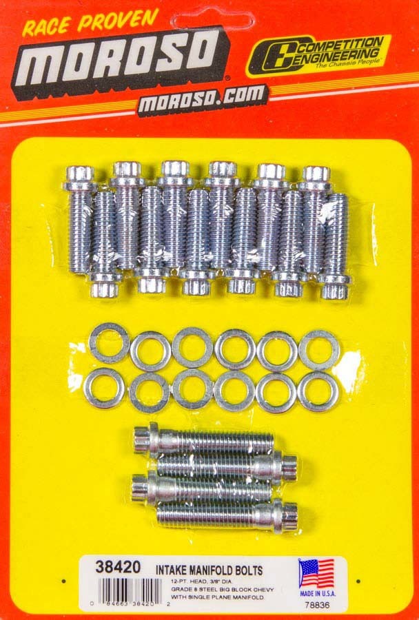Moroso Bb Chevy Intake Bolts - 38420