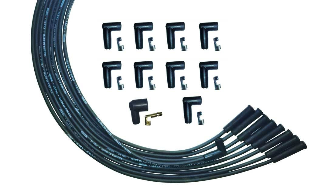 Moroso Ultra Plug Wire Set Universal V8 Black - 51001