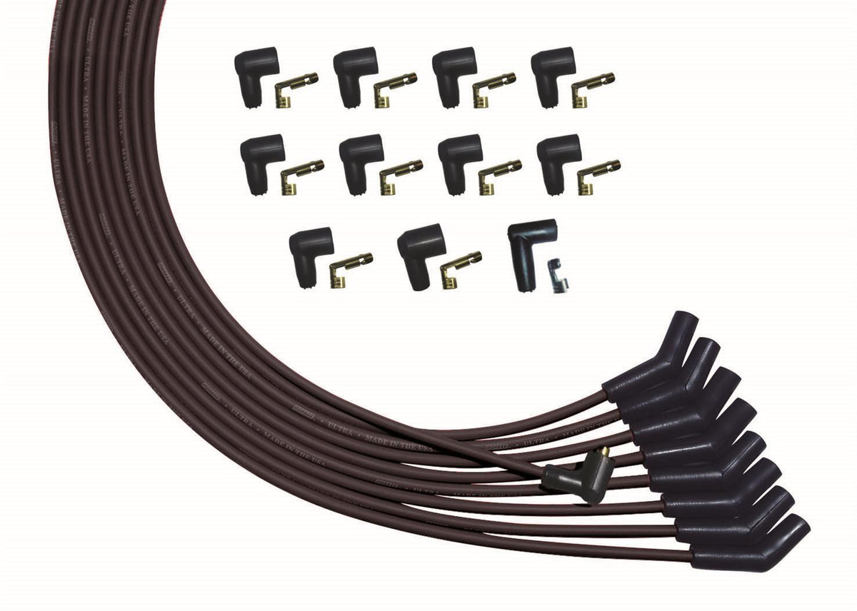 Moroso Ultra Plug Wire Set Universal V8 Black - 51010